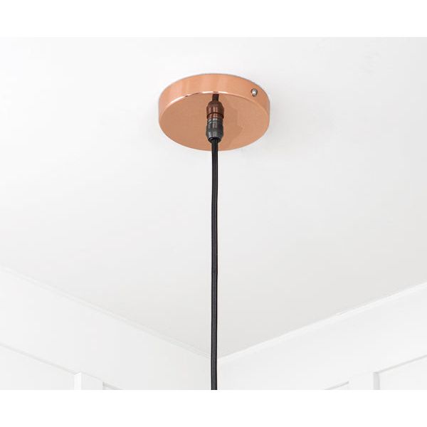 From The Anvil - Smooth Copper Flora Pendant - Smooth Copper  - 49729 - Choice Handles