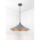From The Anvil - Smooth Nickel Flora Pendant in Bluff - Smooth Nickel  - 49730SBL - Choice Handles