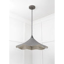 From The Anvil - Smooth Nickel Flora Pendant in Bluff - Smooth Nickel  - 49730SBL - Choice Handles