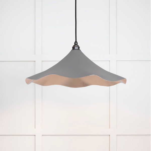 From The Anvil - Smooth Nickel Flora Pendant in Bluff - Smooth Nickel  - 49730SBL