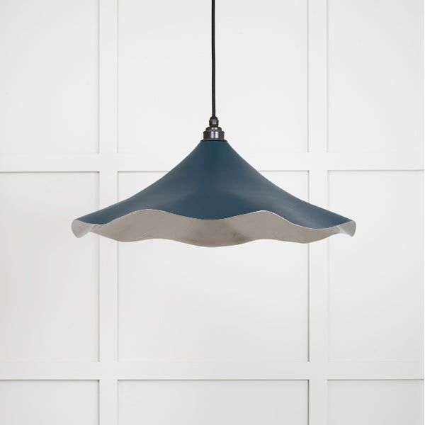 From The Anvil - Smooth Nickel Flora Pendant in Dusk - Smooth Nickel  - 49730SDU