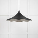 From The Anvil - Smooth Nickel Flora Pendant in Elan Black - Smooth Nickel  - 49730SEB - Choice Handles