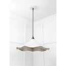 From The Anvil - Smooth Nickel Flora Pendant in Flock - Smooth Nickel  - 49730SF - Choice Handles