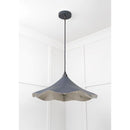 From The Anvil - Smooth Nickel Flora Pendant in Slate - Smooth Nickel  - 49730SSL - Choice Handles