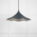 From The Anvil - Smooth Nickel Flora Pendant in Soot - Smooth Nickel  - 49730SSO - Choice Handles