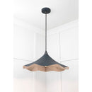 From The Anvil - Smooth Nickel Flora Pendant in Soot - Smooth Nickel  - 49730SSO - Choice Handles