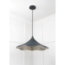 From The Anvil - Smooth Nickel Flora Pendant in Soot - Smooth Nickel  - 49730SSO - Choice Handles