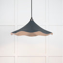 From The Anvil - Smooth Nickel Flora Pendant in Soot - Smooth Nickel  - 49730SSO - Choice Handles