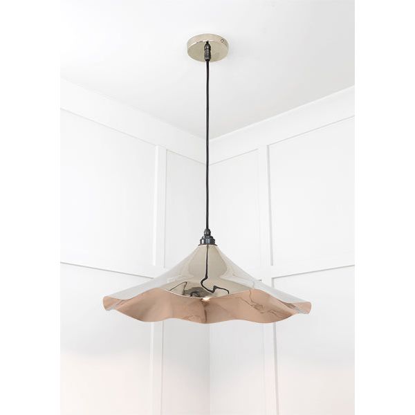 From The Anvil - Smooth Nickel Flora Pendant - Smooth Nickel  - 49730 - Choice Handles