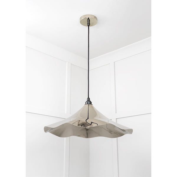 From The Anvil - Smooth Nickel Flora Pendant - Smooth Nickel  - 49730 - Choice Handles