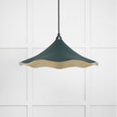 From The Anvil - Smooth Brass Flora Pendant in Dingle - Smooth Brass  - 49731SDI - Choice Handles