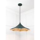 From The Anvil - Smooth Brass Flora Pendant in Dingle - Smooth Brass  - 49731SDI - Choice Handles