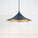 From The Anvil - Smooth Brass Flora Pendant in Dusk - Smooth Brass  - 49731SDU - Choice Handles