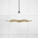 From The Anvil - Smooth Brass Flora Pendant in Flock - Smooth Brass  - 49731SF - Choice Handles
