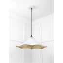 From The Anvil - Smooth Brass Flora Pendant in Flock - Smooth Brass  - 49731SF - Choice Handles