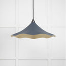 From The Anvil - Smooth Brass Flora Pendant in Soot - Smooth Brass  - 49731SSO - Choice Handles