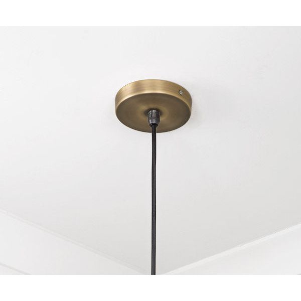 From The Anvil - Aged Brass Frankley Pendant - Aged Brass  - 49734 - Choice Handles