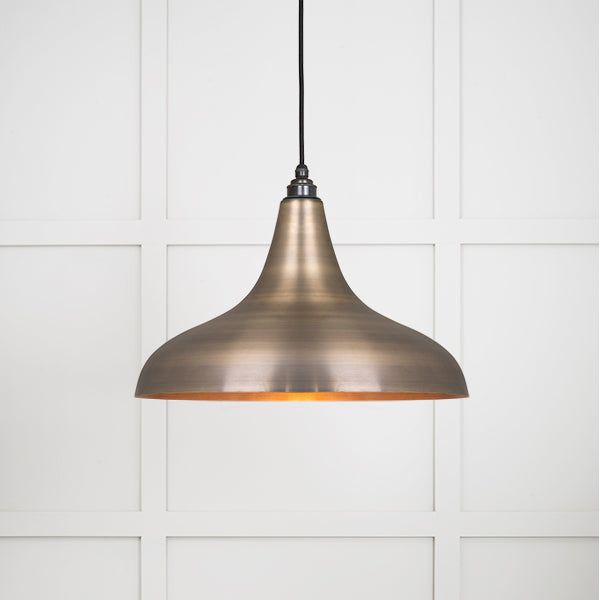 From The Anvil - Aged Brass Frankley Pendant - Aged Brass  - 49734 - Choice Handles