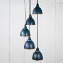From The Anvil - Smooth Copper Brindley Cluster Pendant in Elan Black - Smooth Copper  - 49736SEB - Choice Handles