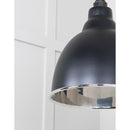 From The Anvil - Smooth Nickel Brindley Cluster Pendant in Elan Black - Smooth Nickel  - 49737SEB - Choice Handles