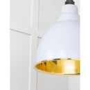 From The Anvil - Smooth Brass Brindley Cluster Pendant in Birch - Smooth Brass  - 49738SBI - Choice Handles