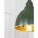 From The Anvil - Smooth Brass Brindley Cluster Pendant in Heath - Smooth Brass  - 49738SH - Choice Handles