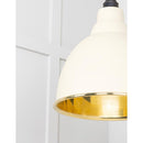 From The Anvil - Smooth Brass Brindley Cluster Pendant in Teasel - Smooth Brass  - 49738STE - Choice Handles