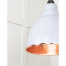 From The Anvil - Hammered Copper Brindley Cluster Pendant in Birch - Hammered Copper  - 49739SBI - Choice Handles