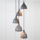 From The Anvil - Hammered Copper Brindley Cluster Pendant in Bluff - Hammered Copper  - 49739SBL - Choice Handles