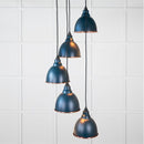 From The Anvil - Hammered Copper Brindley Cluster Pendant in Dusk - Hammered Copper  - 49739SDU - Choice Handles