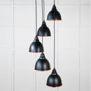 From The Anvil - Hammered Copper Brindley Cluster Pendant in Flock - Hammered Copper  - 49739SF - Choice Handles