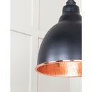 From The Anvil - Hammered Copper Brindley Cluster Pendant in Elan Black - Hammered Copper  - 49739SEB - Choice Handles