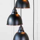 From The Anvil - Hammered Copper Brindley Cluster Pendant in Elan Black - Hammered Copper  - 49739SEB - Choice Handles