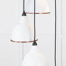 From The Anvil - Hammered Copper Brindley Cluster Pendant in Flock - Hammered Copper  - 49739SF - Choice Handles