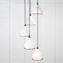 From The Anvil - Hammered Copper Brindley Cluster Pendant in Flock - Hammered Copper  - 49739SF - Choice Handles