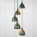 From The Anvil - Hammered Copper Brindley Cluster Pendant in Heath - Hammered Copper  - 49739SH - Choice Handles