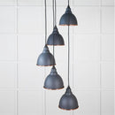 From The Anvil - Hammered Copper Brindley Cluster Pendant in Soot - Hammered Copper  - 49739SSO - Choice Handles