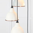 From The Anvil - Hammered Copper Brindley Cluster Pendant in Teasel - Hammered Copper  - 49739STE - Choice Handles