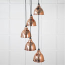 From The Anvil - Hammered Copper Brindley Cluster Pendant - Hammered Copper  - 49739 - Choice Handles