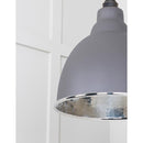 From The Anvil - Hammered Nickel Brindley Cluster Pendant in Bluff - Hammered Nickel  - 49740SBL - Choice Handles