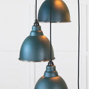 From The Anvil - Hammered Nickel Brindley Cluster Pendant in Dingle - Hammered Nickel  - 49740SDI - Choice Handles