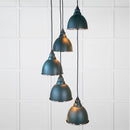 From The Anvil - Hammered Nickel Brindley Cluster Pendant in Dingle - Hammered Nickel  - 49740SDI - Choice Handles