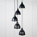 From The Anvil - Hammered Nickel Brindley Cluster Pendant in Flock - Hammered Nickel  - 49740SF - Choice Handles