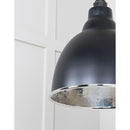 From The Anvil - Hammered Nickel Brindley Cluster Pendant in Elan Black - Hammered Nickel  - 49740SEB - Choice Handles