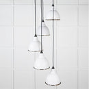 From The Anvil - Hammered Nickel Brindley Cluster Pendant in Heath - Hammered Nickel  - 49740SH - Choice Handles