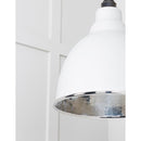 From The Anvil - Hammered Nickel Brindley Cluster Pendant in Flock - Hammered Nickel  - 49740SF - Choice Handles