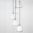 From The Anvil - Hammered Nickel Brindley Cluster Pendant in Flock - Hammered Nickel  - 49740SF - Choice Handles