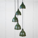 From The Anvil - Hammered Nickel Brindley Cluster Pendant in Slate - Hammered Nickel  - 49740SSL - Choice Handles