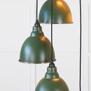 From The Anvil - Hammered Nickel Brindley Cluster Pendant in Heath - Hammered Nickel  - 49740SH - Choice Handles
