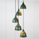 From The Anvil - Hammered Nickel Brindley Cluster Pendant in Heath - Hammered Nickel  - 49740SH - Choice Handles